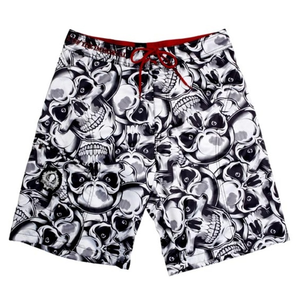 goth swim trunks